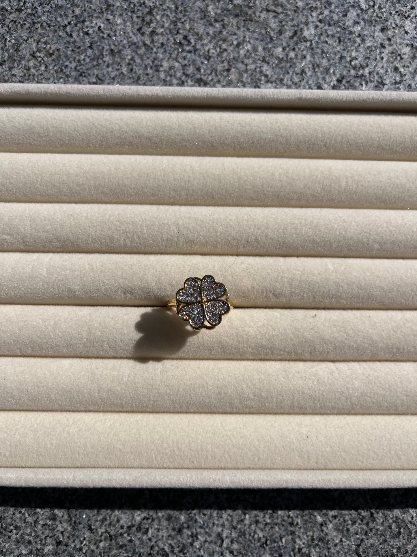 Diamant hjerte ring (Nr. 003)