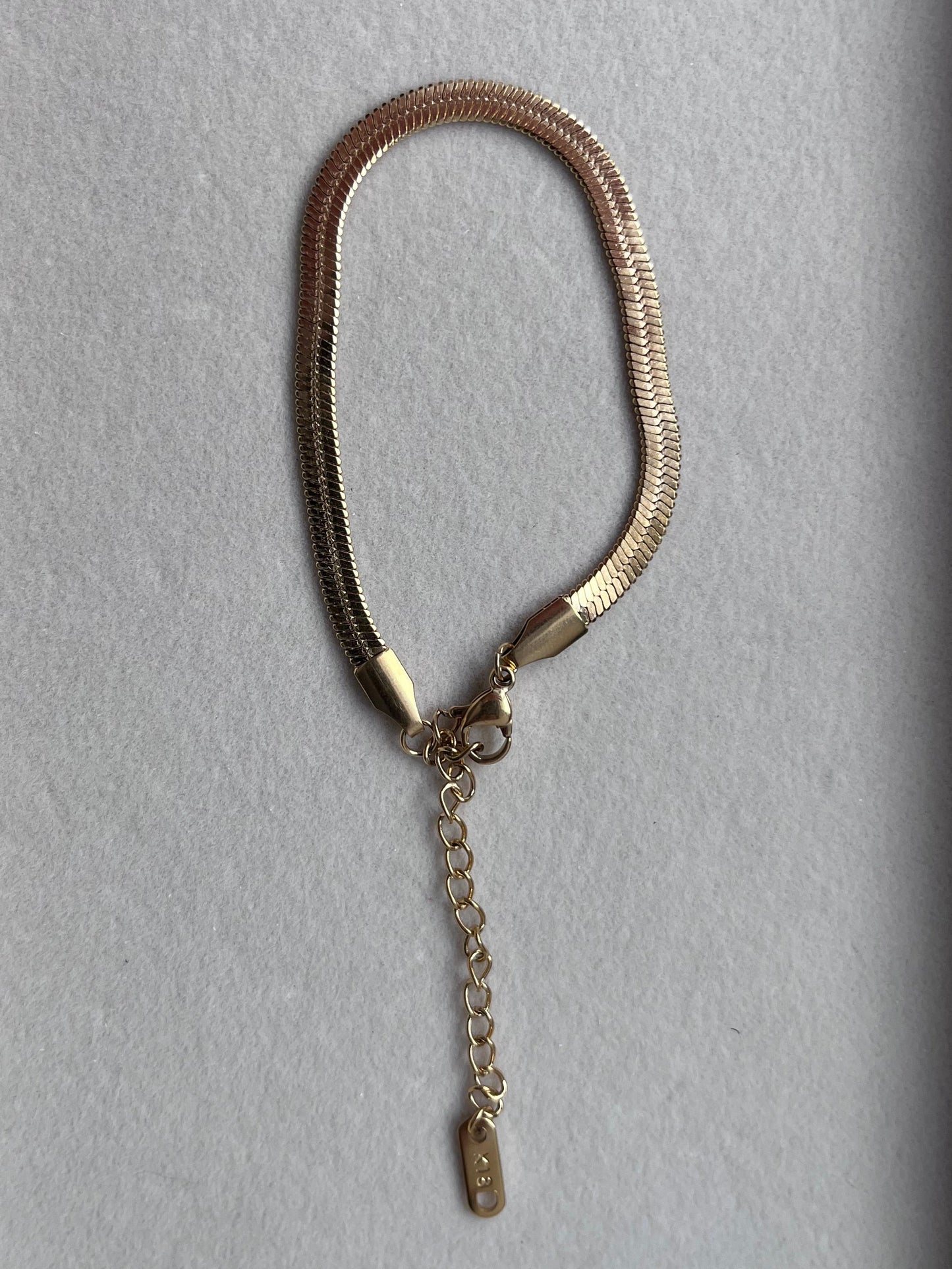 Slange armbånd 18K guldbelagt (Nr. 037 + 040)
