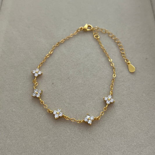 Sille Armbånd 18K guldbelagt (Nr. 150)